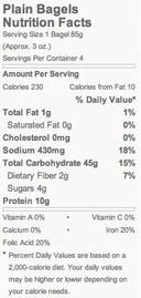 Bagels Forever Plain Bagel, 11.5 Ounce -- 12 per case