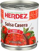 Herdez Red Casera Hot Salsa, 7 Ounce -- 12 per case