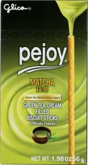 Glico Pejoy Matcha Green Tea Cream Filled Biscuit Sticks, 1.98 Ounce -- 10 per case