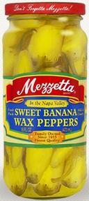 Mezzetta Sweet Banana Wax Pepper, 16 Ounce -- 6 per case