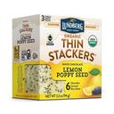 Lundberg Family Farms Family Farms Thin Stackers White Chocolate Lemon Poppy Seed Puffed Grain Snacks, 3.3 Ounce -- 6 per case