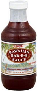 NOH Foods Hawaiian Barbecue Sauce, 20 Ounce -- 6 per case