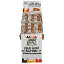Unique Belgique Chocolate Chip Belgian Waffles - Display, 3.2 Ounce -- 15 per case