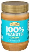 Crazy Richards Creamy Peanut Butter, 16 Ounce -- 6 per case