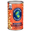 Westbrae Organic Garbanzo Beans, 25 Ounce -- 6 per case