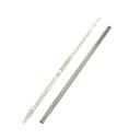 The Sustainable Agave Company 8 inch Regular Unwrapped Compostable Clear Jumbo Straws, 500 count -- 4 per case
