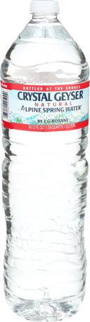 Crystal Geyser Alpine Spring Water, 1.5 Liter -- 12 per case