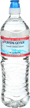 Crystal Geyser Alpine Spring Water, 700 Milliliter -- 24 per case