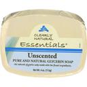 Clearly Natural Essentials Unscented Glycerine Bar Soap, 4 Ounce
