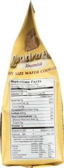 Loacker Tiramisu Quadratini Bite Size Wafer Cookies, 7.76 Ounce -- 6 per case