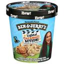 Ben and Jerrys Lights Caramel Action Ice Cream, 1 Pint -- 8 per case