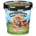 Ben and Jerrys Peanut Butter Smore Toasted Marshmallow Ice Cream, 1 Pint -- 8 per case