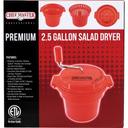 Chef-Master Premium Salad Dryer, 2.5 Gallon Capacity