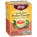 Yogi Vanilla Spice Perfect Herbal Supplement Energy Tea, 16 tea bags -- 6 per case