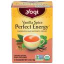 Yogi Vanilla Spice Perfect Herbal Supplement Energy Tea, 16 tea bags -- 6 per case