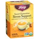 Yogi Organic Sweet Clementine Stress Support Tea - 16 tea bags per pack -- 6 packs per case