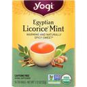Yogi Organic Egyptian Licorice Mint Tea - 16 tea bags per pack -- 6 packs per case