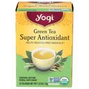 Yogi Organic Super Antioxidant Herbal Supplement Green Tea, 16 tea bags -- 6 per case