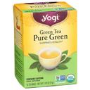 Yogi Organic Herbal Supplement Pure Green Tea, 16 tea bags -- 6 per case