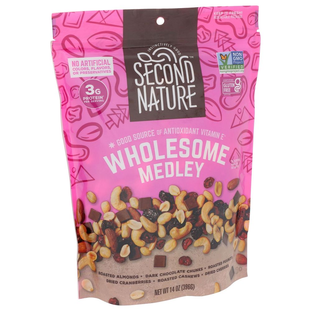 Second Nature Wholesome Medley Trail Mix, 14 Ounce -- 6 per case