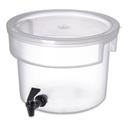 Carlisle 221930 Polypropylene Round Cold Beverage Dispenser, 3 Gallon Capacity