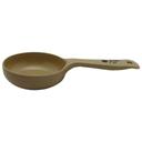 Carlisle 433006 Measure Miser Polycarbonate Beige Solid Short Handle Portion Spoon, 6 Ounce Capacity