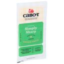 Cabot Vermont Simply Sharp White Cheddar Cheese Bar, 8 Ounce -- 12 per case