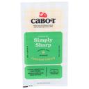 Cabot Vermont Simply Sharp White Cheddar Cheese Bar, 8 Ounce -- 12 per case
