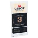 Cabot 3 Year White Cheddar Cheese Bar, 8 Ounce -- 12 per case