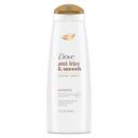 Dove Anti-Frizz and Smooth Shampoo, 12 Fluid Ounce -- 6 per case