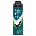 Degree Men UltraClear Black Plus White Driftwood Antiperspirant Deodorant Dry Spray, 3.8 Ounce -- 12 per case