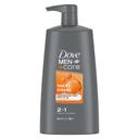 Dove Men Plus Care Thick Strong 2 in 1 Shampoo and Conditioner, 25.4 Ounce -- 4 per case