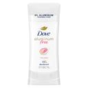 Dove Aluminum Free Rose Petals Deodorant Stick, 2.6 Ounce -- 12 per case