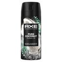 Axe Fine Fragrance Collection Pure Coconut Deodorant Body Spray for Men, 4 Ounce -- 12 per case