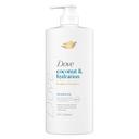 Dove Coconut and Hydration Shampoo with Pump, 28 Fluid Ounce -- 4 per case