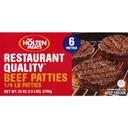 Holten Seasoned Beef Patty, 4 Ounce -- 18 per case.
