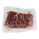 Double Red Provisions Seasoned Flat Iron Steak Choice, 6 Ounce -- 6 per case.