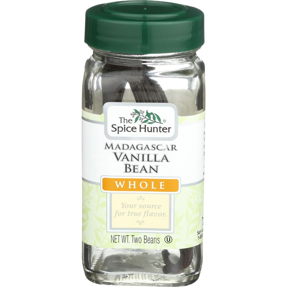 Spice Hunter Madagascar Whole Vanilla Bean, 2 count -- 6 per case