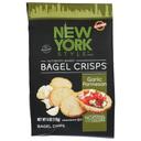 New York Style Garlic Parmesan Bagel Crisps, 6 Ounce -- 6 per case
