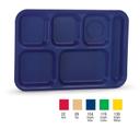Left hand Polypropylene Tray Blueberry School Tray, 10X14 -- 24 Count