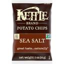 Kettle Lightly Salted Potato Chips - 2 oz. bag, 6 per case