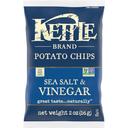 Kettle Sea Salt and Vinegar Potato Chips - 2 oz. bag, 6 per case