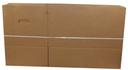Royal Kraft Corrugated Carry Out Box with Handle, 22 x 13 x 12 1/2 inch -- 25 per case.