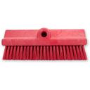 Carlisle 40423EC05 Sparta Red Hi-Lo Floor Scrub Brush Head Only, 10 inch Length