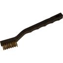Carlisle 4127000 Flo-Pac Polypropylene Black Utility Brush with Brass Bristles, 7 inch Long