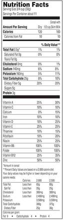 Grainberry Multi Bran Flakes Cereal with Onyx Sorghum, 12 Ounce -- 6 per case