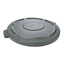 Rubbermaid Gray Round Brute Container Lid for 55 Gallon Capacity Container