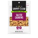 Snak Club Super Value Salted Cashew, 4 Ounce Bag -- 6 per case