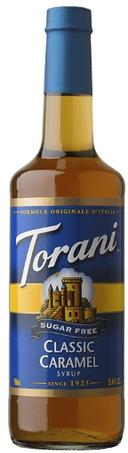 Torani Sugar Free Classic Caramel Flavoring Syrup, 25.4 Fluid Ounce -- 6 per case