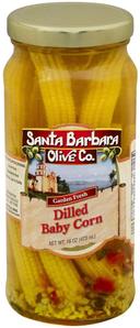 Santa Barbara Dilled Baby Corn, 16 Ounce -- 6 per case